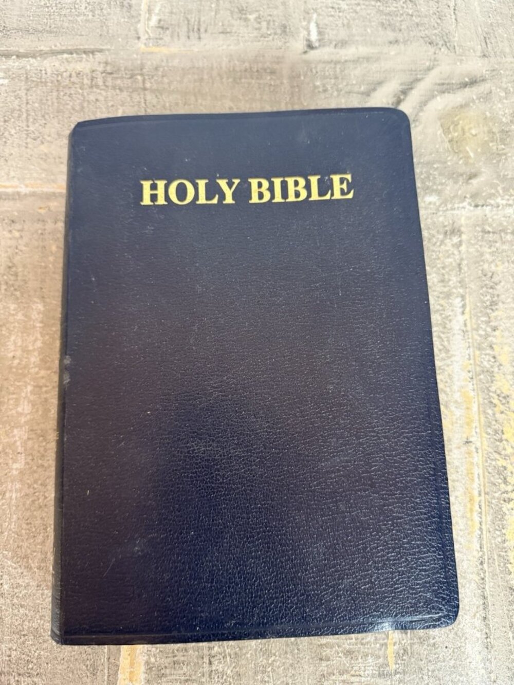 Holy Bible Navy Blue Cover LARGE PRINT